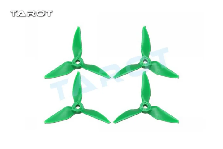 

2pairs Tarot Colorful 4041 Props 4" 3 Blade Propeller 4 X 4.1 Inch Mini Propellers for 1305 1805 Motors Racing Through FPV Drone