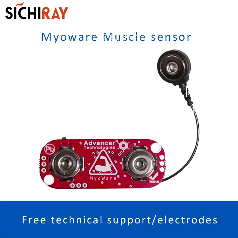 

Myoware Muscle sensor EMG Envelope Raw EMG signal output microcontroller Arduino develop