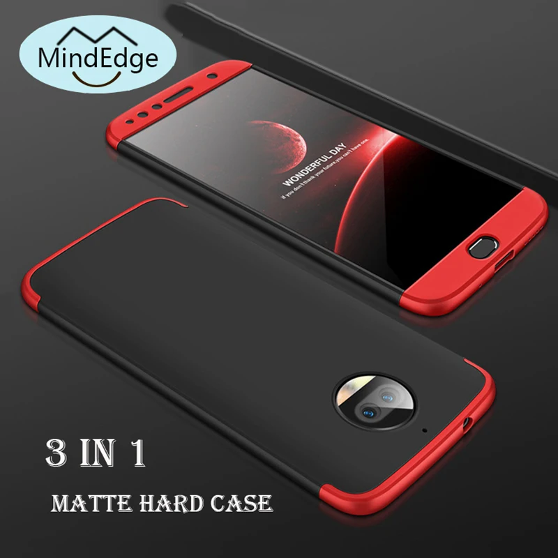 

3 In 1 Matte PC Protection Ultra Thin Case for Motorola Moto G7 Power Case Shockproof for Motorola Moto G5S Plus G6 Case Fundas