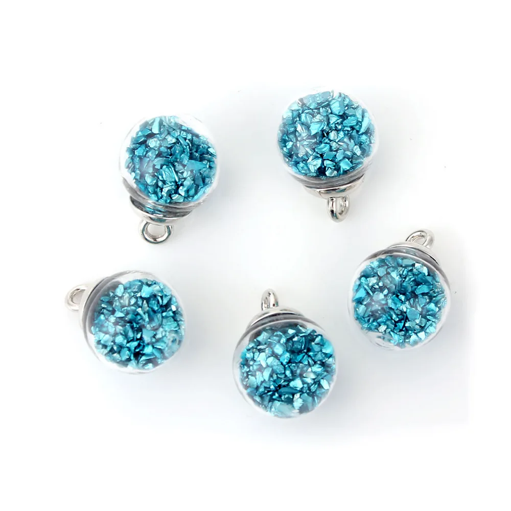 DoreenBeads Модный кулон сделай сам из прозрачного стекла шарма в виде бутылки с
