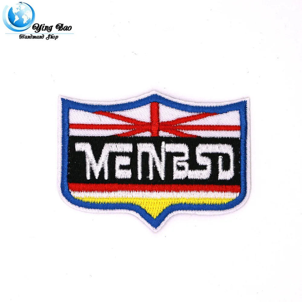 

New 1 pcs size : 4.6*6.2cm Iron-on Flag style Flag design STYLE garment Appliques accessory patches Free shipping P-99