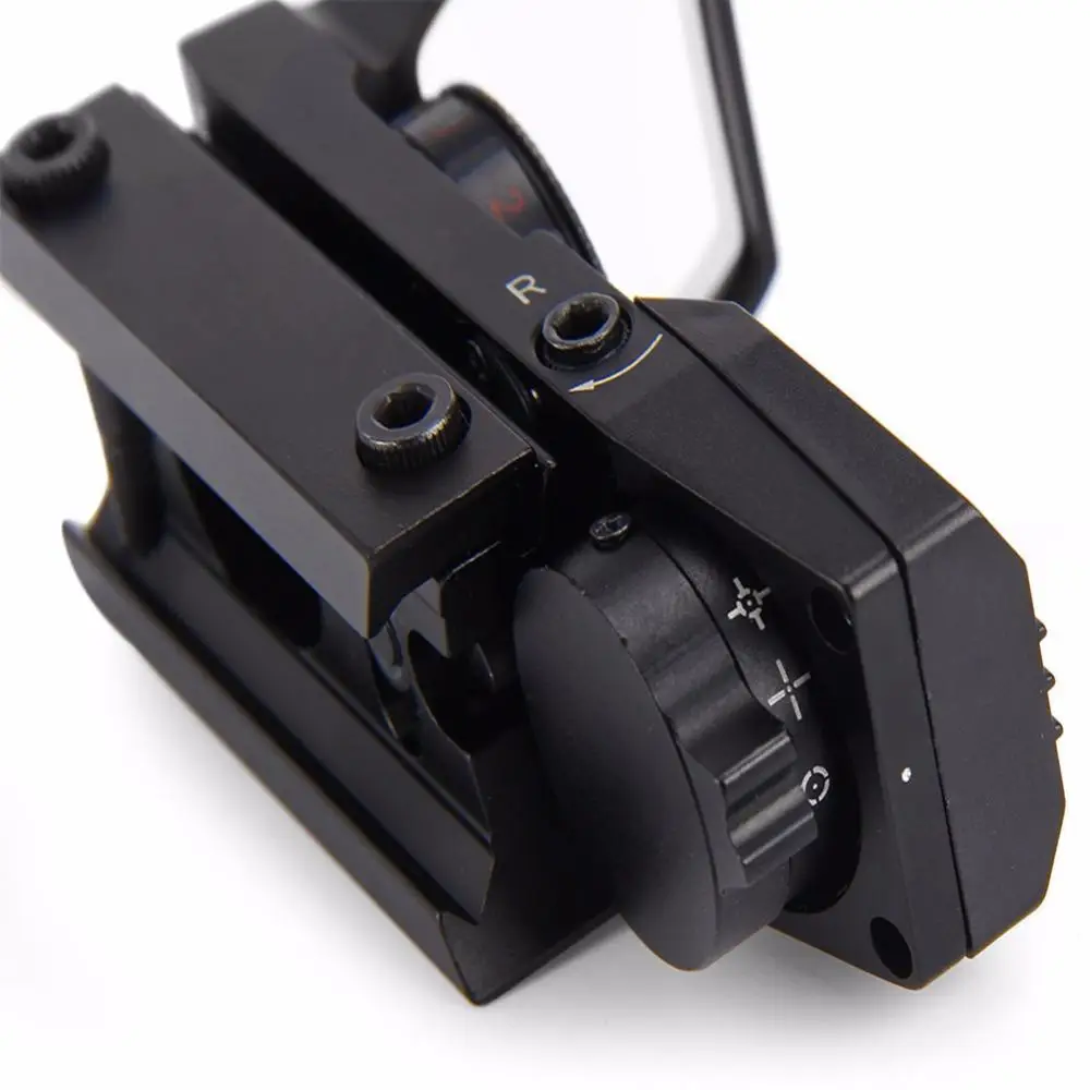 Rail Riflescope Caça Scope Optics Holographic Red Dot Sight Reflex 4 Retículo Tactical Hunting Gun Acessórios Preto 11mm - 20mm 10 High Quality Esporte e Lazer