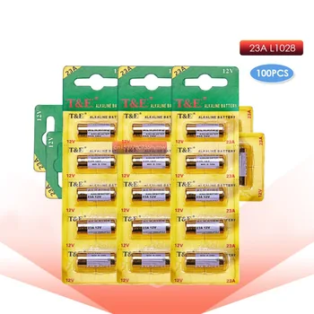 

100pcs/20pack 23A Batteries 12V Alarm-Remote Primary Dry Alkaline Battery 21/23 23GA A23 A-23 GP23A RV08 LRV08 E23A V23GA