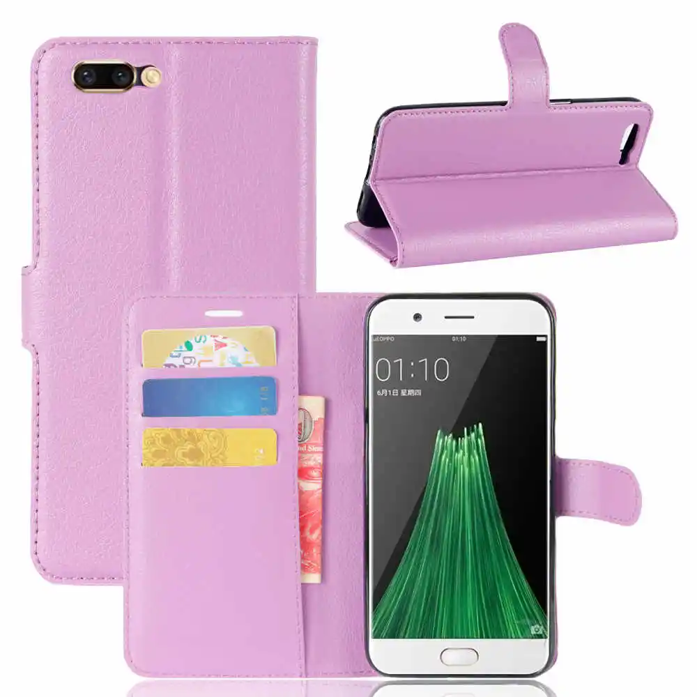 Чехол книжка из искусственной кожи для OPPO R11 Plus + бумажник телефона с подставкой s