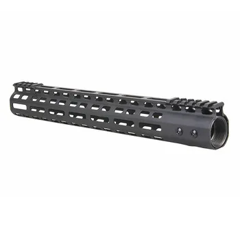 M-LOK Free Floating 7" 9" 11" 13.5" Handguard 1913 Picatinny Rail Forend Ultra Light with Barrel Nut Balck for 556 AEG