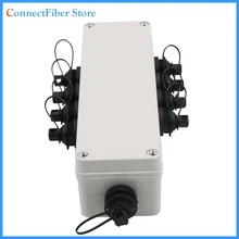 Водонепроницаемый мини 8 портов SC APC волокно оптическая распределительная коробка наружное применение