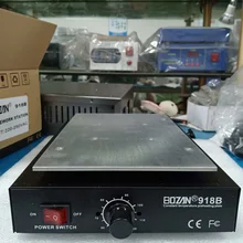 BOZAN 918B ЖК-экран сепаратор нагревательная платформа для пластины стекло удаление экрана Ремонт машины Авто тепло гладкая пластина