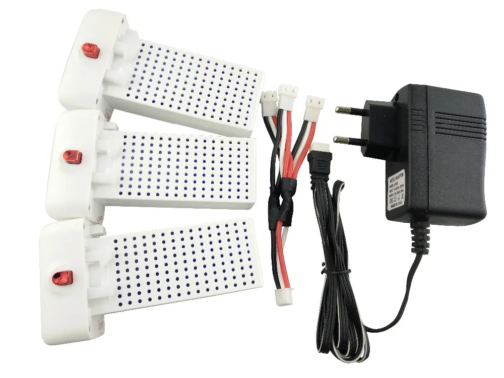 3PCS lithium font b battery b font and European regulators with 1 care 3 conversion cable