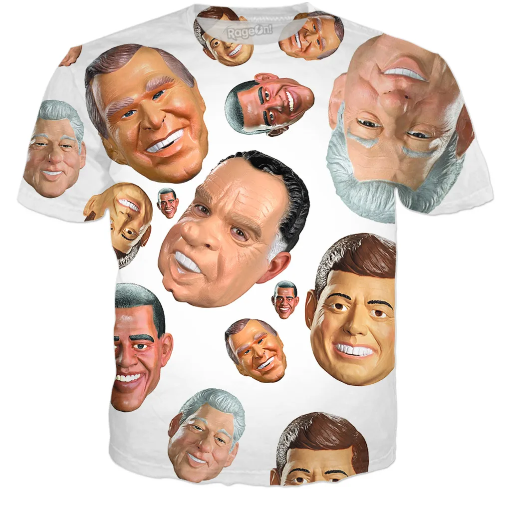 

Presidential Cereal Women Men 3d Printed Tshirt Summer Outfits Tops Harajuku Tees Tumblr Crewneck Spiritual T Shirt