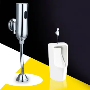 

1 Set Bathroom Toilet Wall Mounted Automatic Sensor Touchless Urinal Flush Valve