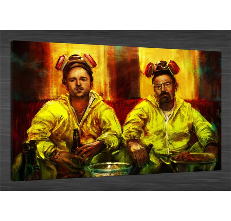 Breaking Bad Aaron Paul Bryan Картина на холсте для гостиной домашний декор Современная