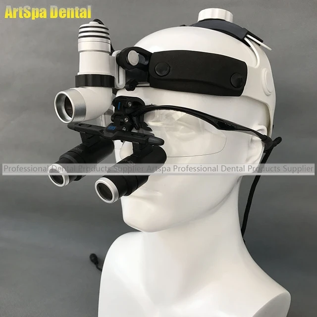 3W LED Surgical Head Light Dental Headlight AC/DC +Kepler Magnifier
