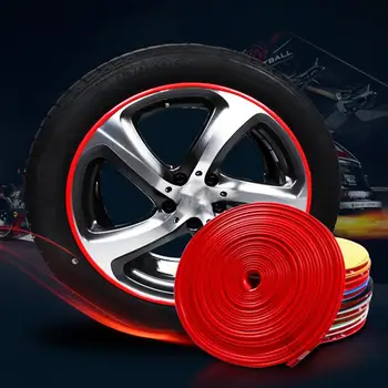 

Hot 8 M Car Wheel Protection Wheel Sticker Decorative Strip Tire Protection Care Cover Drop Boat Car Shape Modification