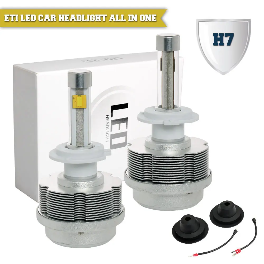

New Arrival 8000LM 60W/set H7 6000K White Car LED Headlight Bulbs Conversion Kit DRL Brake Fog Driving Lamps Free Shipping