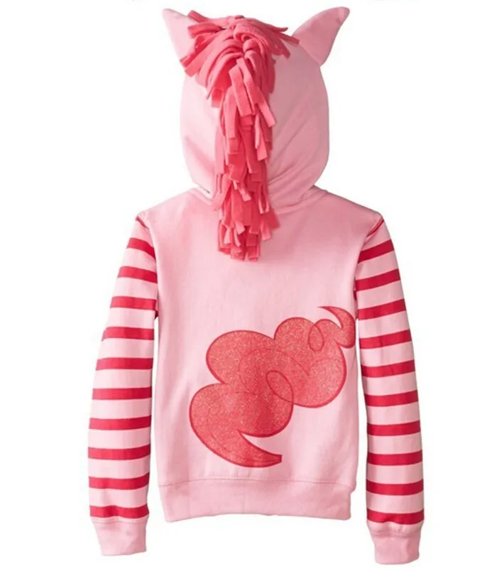 CNJiaYun/пальто для девочек с мультяшным кроликом; Стильная хлопковая верхняя одежда для детей на весну-осень; милая детская повседневная куртка с капюшоном; одежда