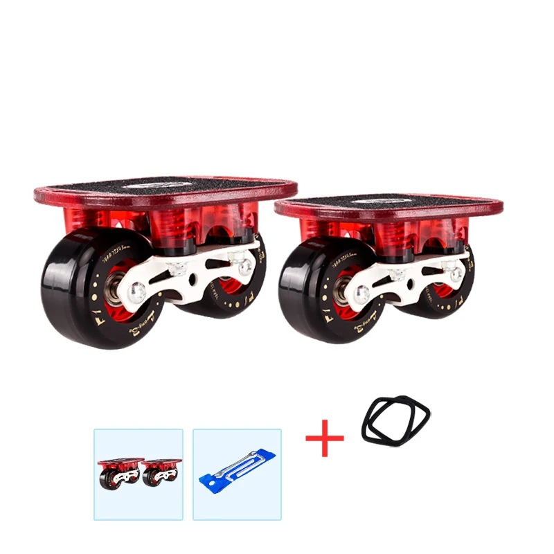 

free shipping free line skates drift board with spring shock-absorbed