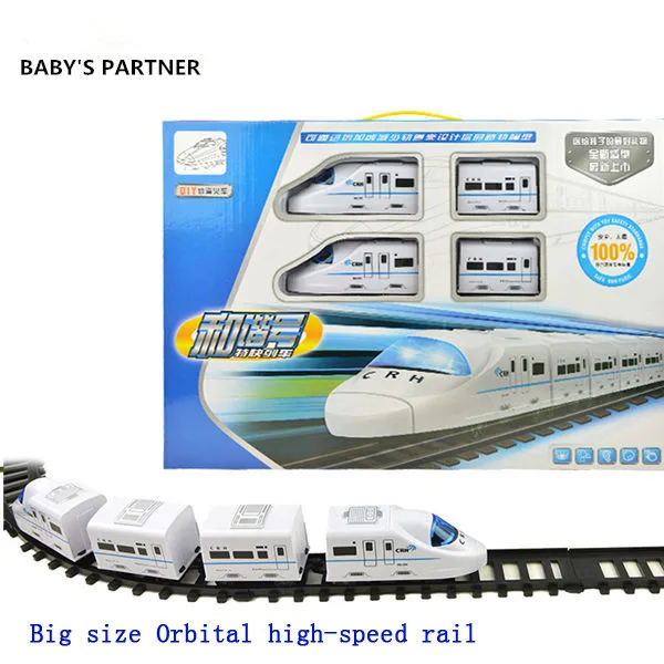 Hot Sale Nice Gift! big Model trains electric track train High Speed