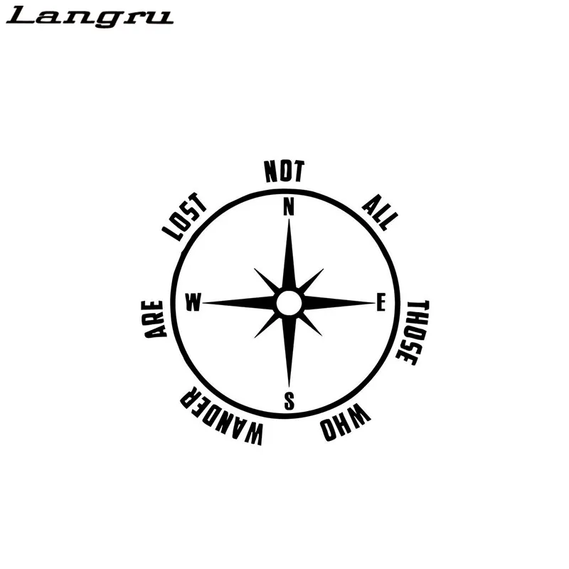 Langru не все те кто бродит являются фотоэлементами стильные декоративные наклейки