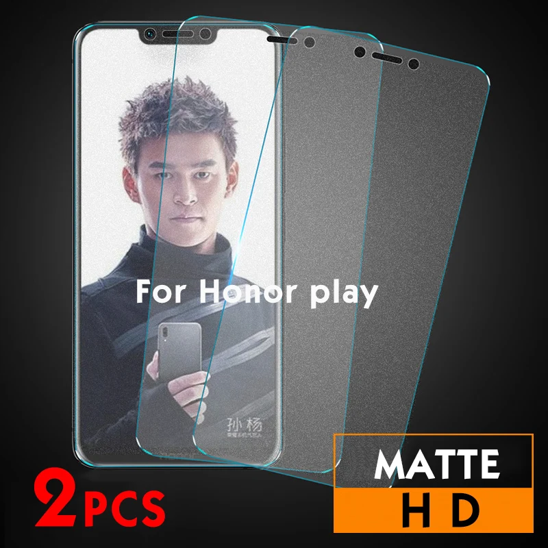 2 шт./лот матовое закаленное стекло для Huawei Honor Play 10 8x max Защита экрана honor play