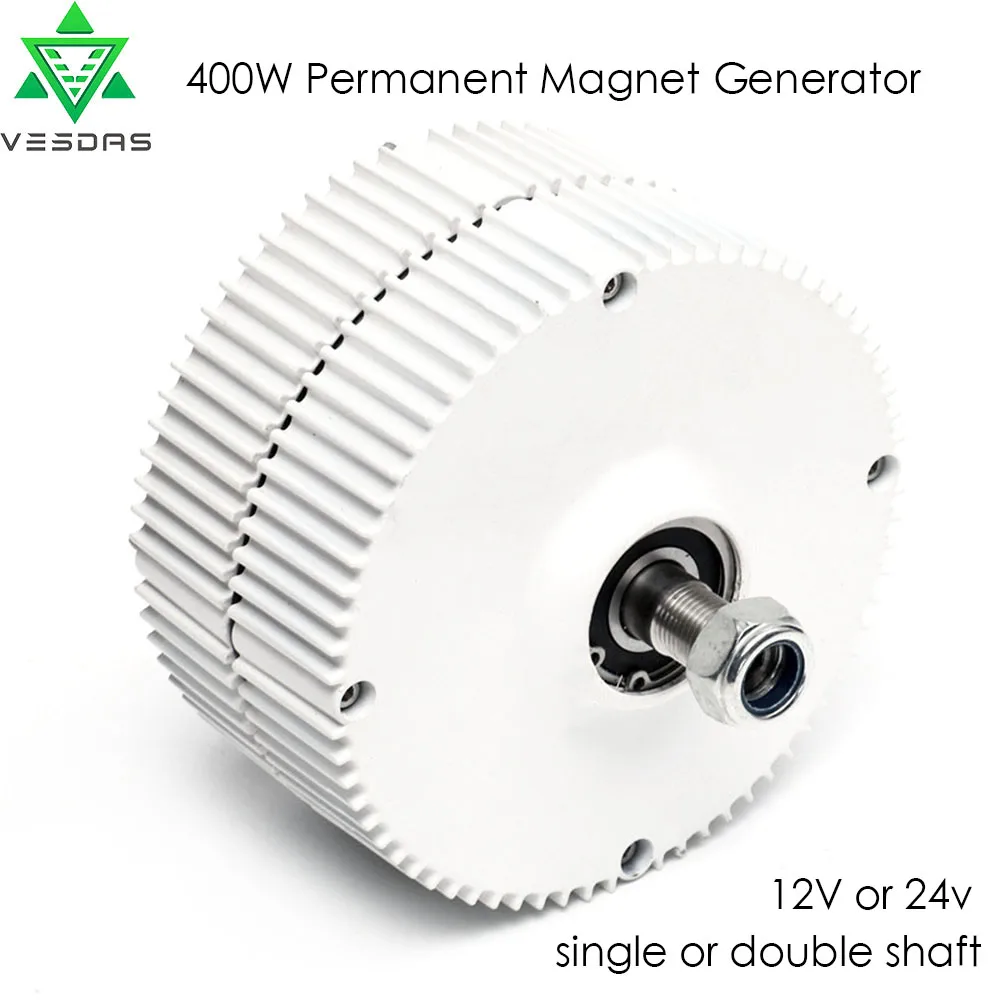 

600r/m 12v or 24v Permanent Magnet AC Alternator for Wind Turbine Generator 400w DIY AC Alternator