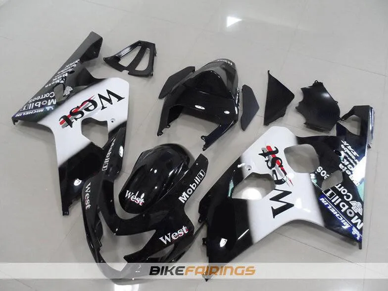 

New Motorbike Fairings Kit Fit For Suzuki GSXR600 GSXR750 GSXR-600 750 04 05 K4 2004 2005 ABS Plastic Custom West