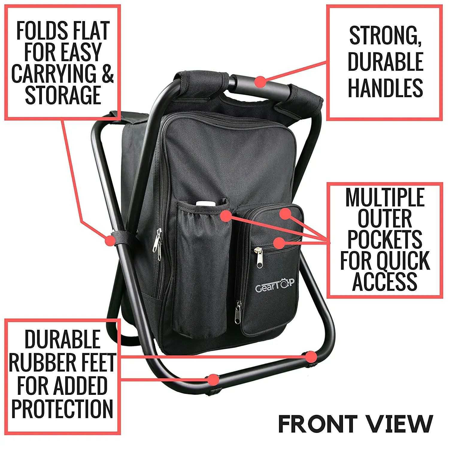 Горячая рюкзак со стулом портативный кемпинг стул складной стул с ...