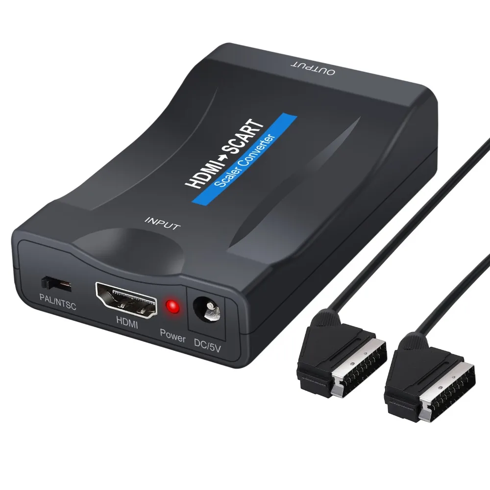 Neoteck HDMI к SCART конвертер HDMI вход SCART выход адаптер композитный видео HD стерео аудио адаптер с 1,5 м scart кабель