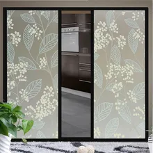 Классический гинкго дерево скраб ультрафиолетовые со статическим зажимом 90 см прозрачный солнцезащитный крем ванная комната Гостиная оконная пленка защитная пленка 30-90 см