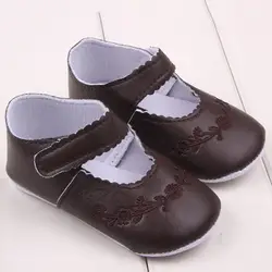 Новый Малыш Девушка из искусственной кожи принцессы Обувь для младенцев новорожденных Comfy открытый Обувь для младенцев От 0 до 1 года новый
