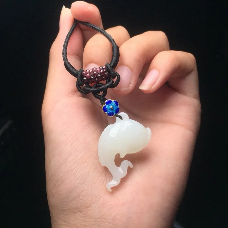 

Chakra Buda Popsocket Knuckles Free Shipping Expected Little Dolphin Pendant Russia Dolphins Hetian Necklace With Certificate