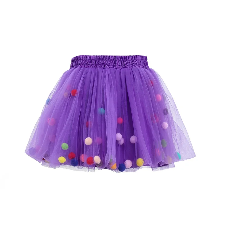 Милое Пышное Бальное Платье, сетчатая юбка-пачка для танцев, вечерние балетные юбки для девочек, детская одежда