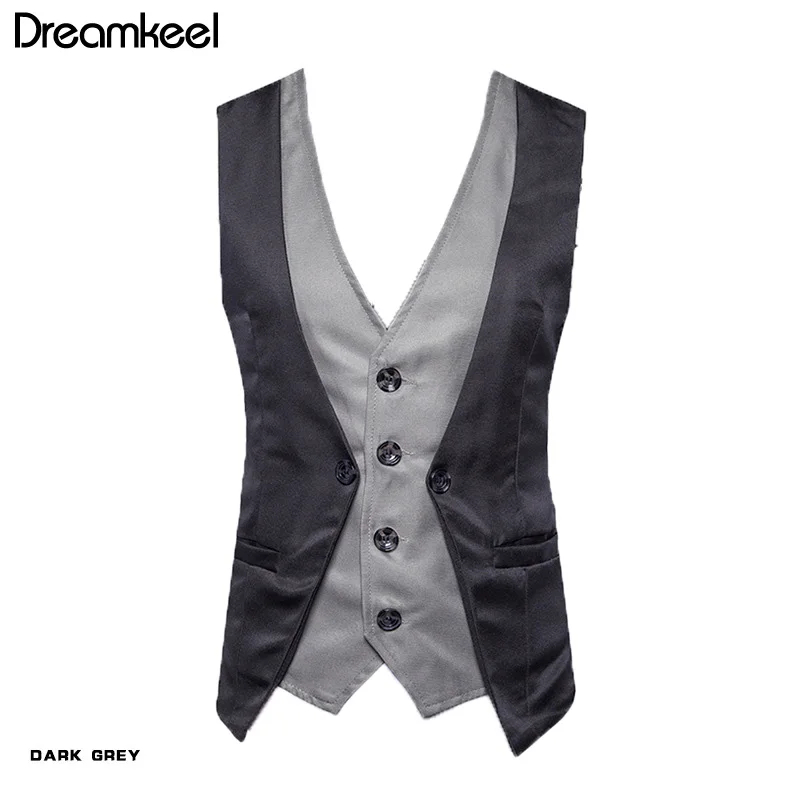 Dreamkeel мужские костюмы жилет мужской топ для мальчиков популярная модная повседневная одежда в деловом стиле мужская одежда жилет Лидер продаж Y