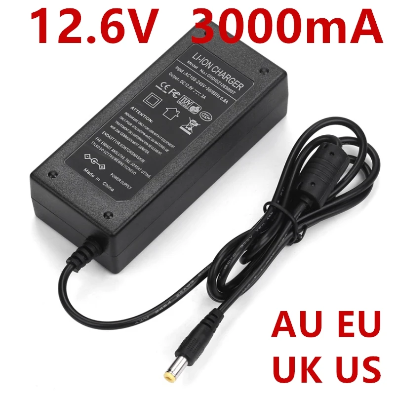 AC DC 4 2 V 8 12 6 16 1A 2A 3A зарядное устройство адаптер питания 1000MA для 18650 литиевая