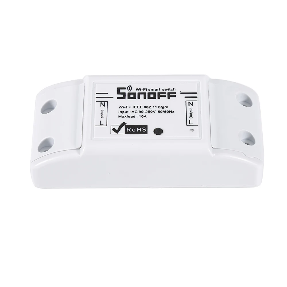 Sonoff S26 Базовая WiFi умная розетка AU/CN/EU/UK/US Беспроводная вилка умный дом переключатель питания розетки работают с Alexa Google Assistant - Комплект: Sonoff Basic