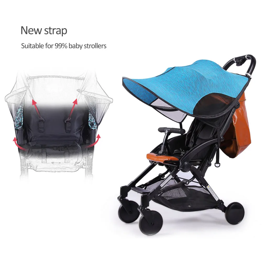 Новый обновленный зонт для детских колясок универсальный тип зонтик солнцезащитный чехол для детской коляски Аксессуары
