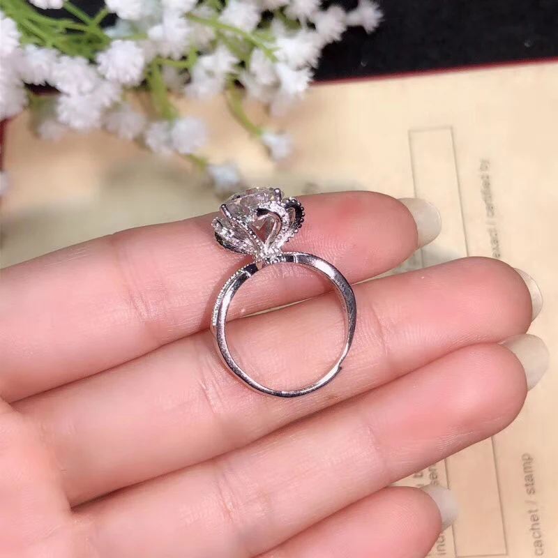 3ct d cor vvs1 grau moissanite anel