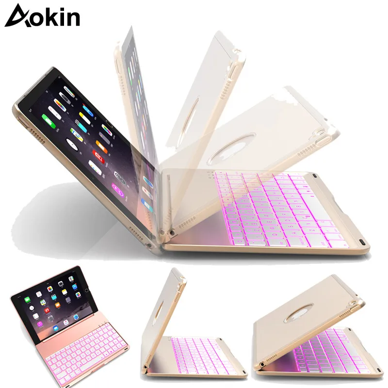 Aokin ABS Wireless Bluetooth Keyboard Backlight Protective Cover