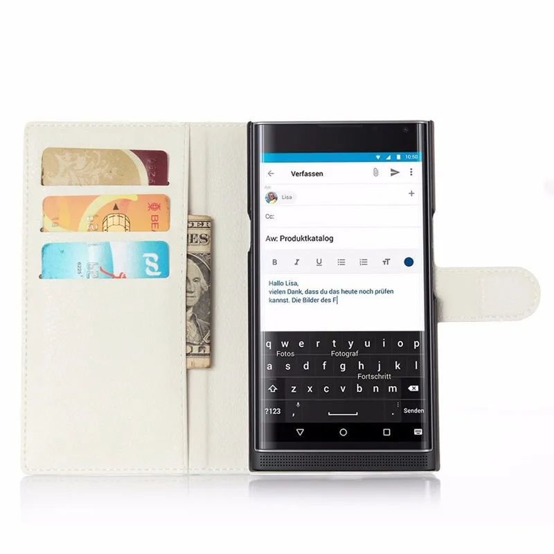 For Blackberry Priv Case Luxury Wallet PU Leather Case Cover  For Blackberry Priv Flip Protective Cell Phone Shell Back Cover (7)