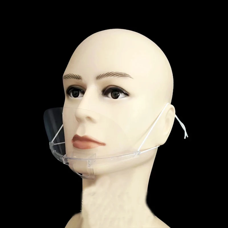 10 шт. пластиковая прозрачная Экологичная маска для рта для ресторана аксессуары для микроволокна инструменты для татуажа Перманентный макияж принадлежности