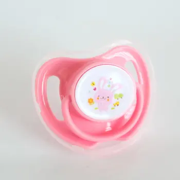 

Baby Silicone Pacifier Butterfly Shape Hygienic Cap with Animal Pattern Including 4 Different Colors Round /Flat Head.