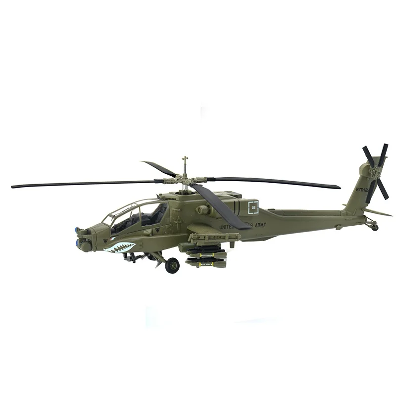 

1/72 scale pre-built Apache AH-64A military helicopter attack AH-64 hobby collectible finished plastic aircraft model