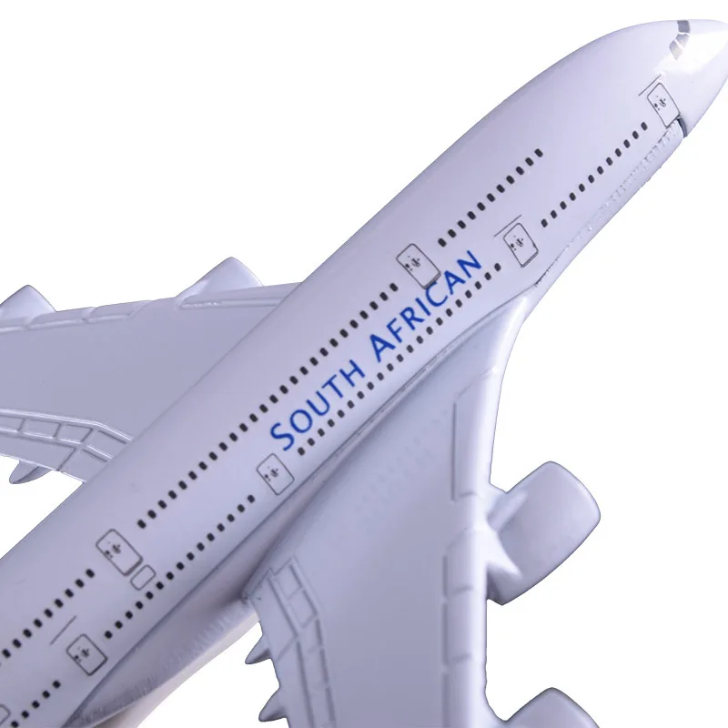 Модель самолета A380 16 см авиационная модель авиационного Южной Африки