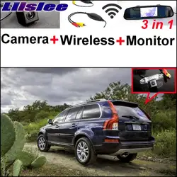 Liislee для Volvo XC90 3 in1 специальная камера заднего вида, Wi-Fi, Камера + Беспроводной приемник + зеркальный монитор легко DIY парковочная Системы
