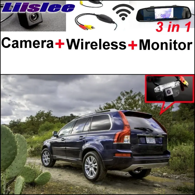 

Liislee For Volvo XC90 3 in1 Special Rear View Wifi Camera + Wireless Receiver + Mirror Monitor Easy DIY Parking System