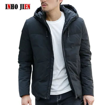 

Winter Parkas Men Fashion Casual Cotton Pad Hooded Coats Mens Autumn Warm Windbreaker Outerwear Jackets Overcoats New Brand 4XL