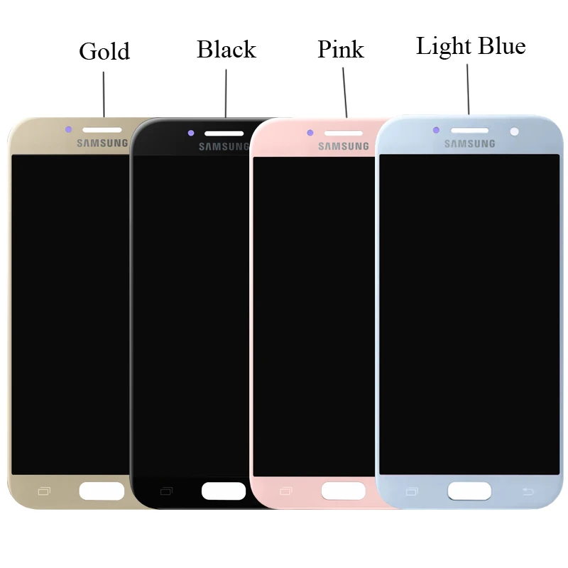 

AMOLED LCD for SAMSUNG Galaxy A520,original lcd and good quality screen,A520 have gold,white,pink,blue color,touch 100% working