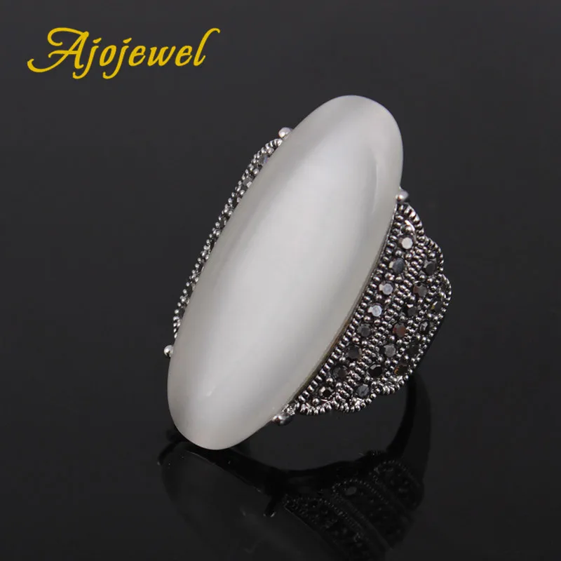 Stone Ring size 7-10 finger ring For Women Vintage Jewelry Bague