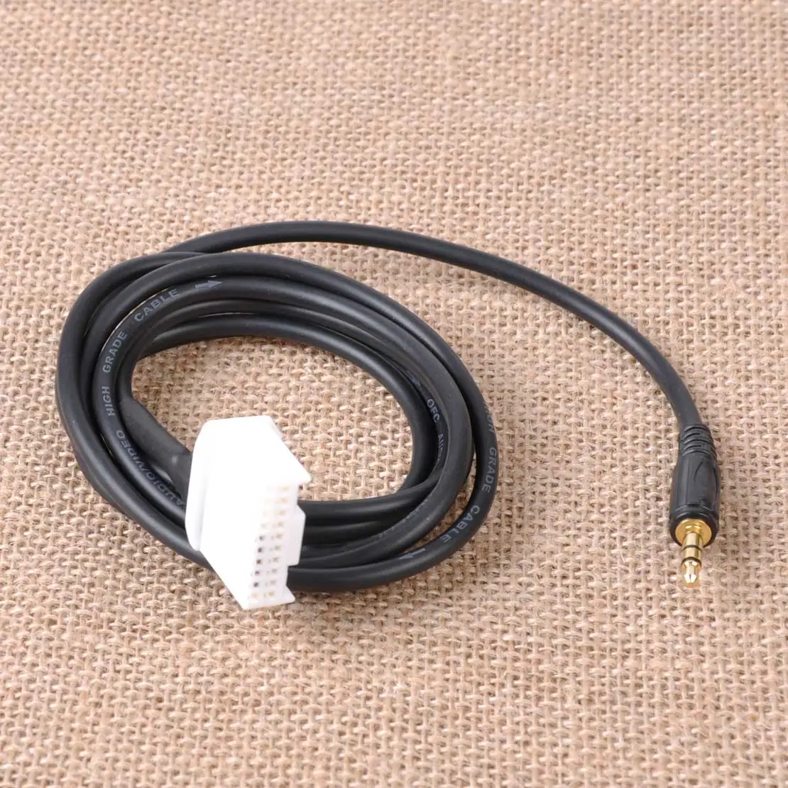 

CITALL 3.5MM AUX IN Audio Radio Male Interface Adapter Cable for Toyota Camry RAV4 Corolla 4Runner Highlander Yaris Venza Tacoma