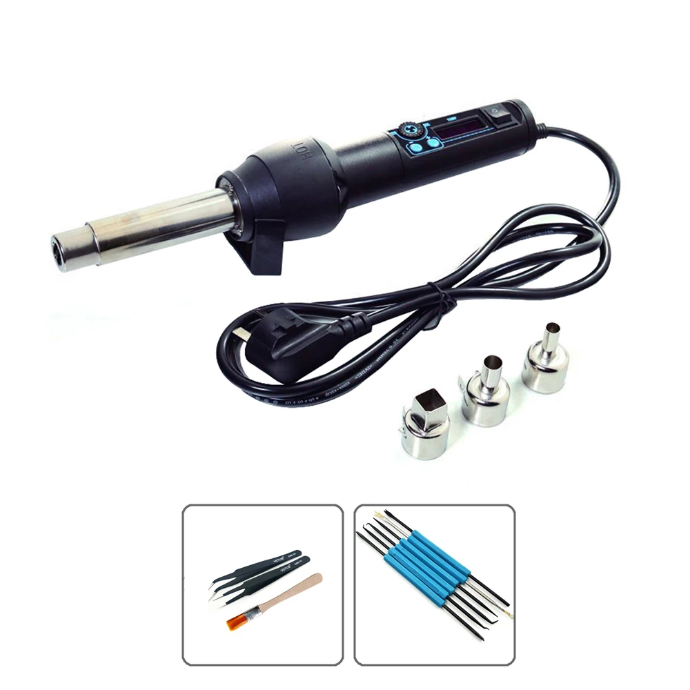 YIHUA 8858 I 650W Large Power Portable Adjustable Heat Gun LCD Handheld digital Display Electronic Desoldering