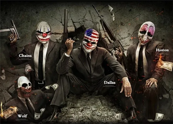 Payday 2 Masks Fans Collection - 2